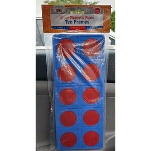 Giant Magnetic Foam 20 Discs & 20 Frames Early Math Kit, New